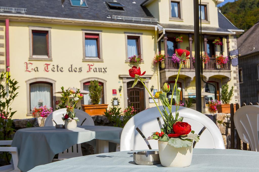 Logis Hotel Restaurant La Tete Des Faux Le Bonhomme Bagian luar foto