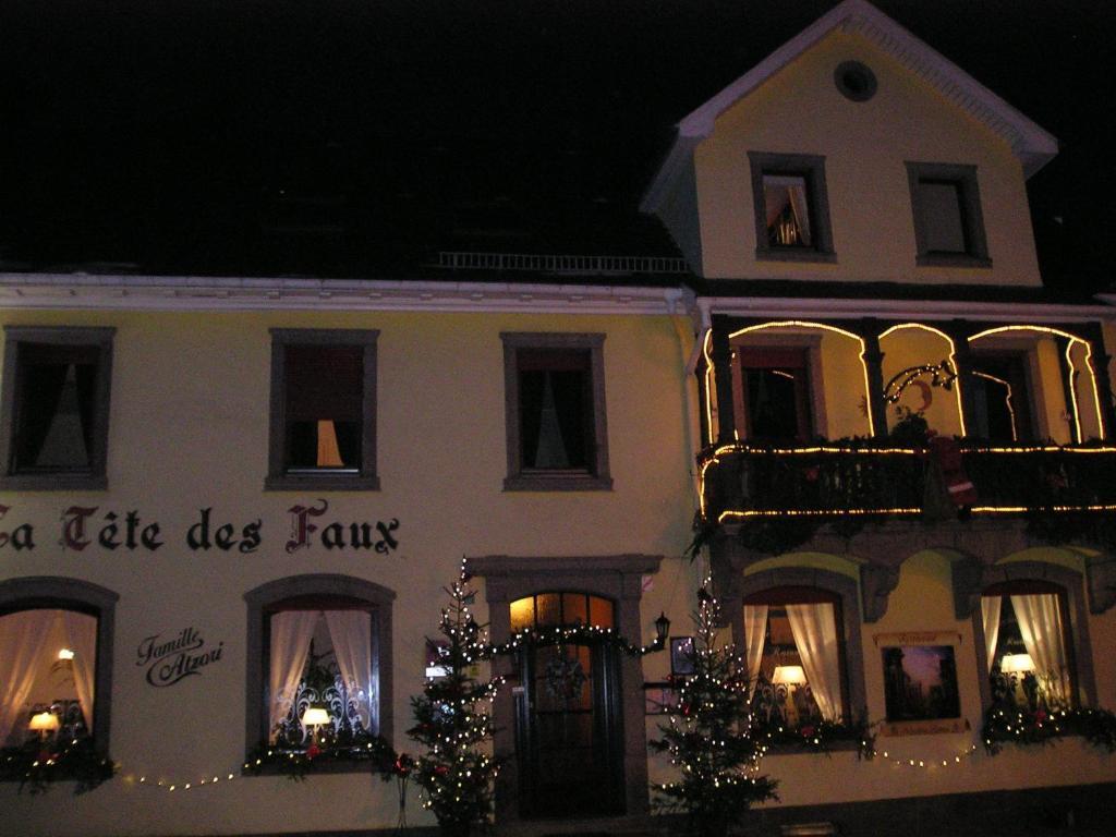 Logis Hotel Restaurant La Tete Des Faux Le Bonhomme Bagian luar foto